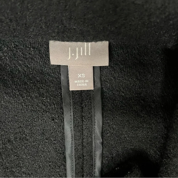 J.Jill Black Wool/Viscose Blend Blazer Size X-Small - Picture 14 of 15